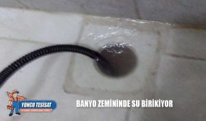 Banyo Zemininde Su Birikiyor