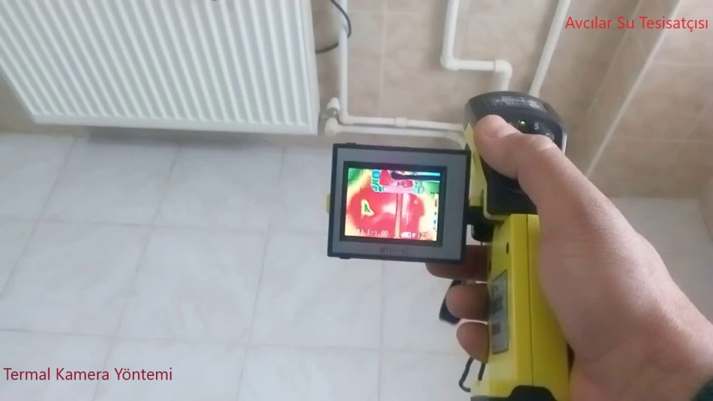 avcılar terrmal kamera ile su kaçağı tespiti