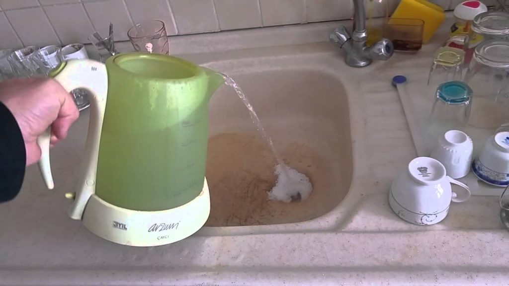 sirket ve karbonat ile mutfak gideri açma