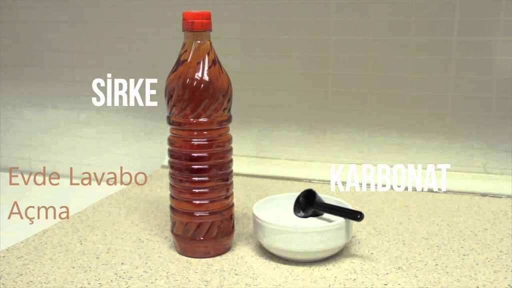 sirke ve karbonat ile lavabo açma