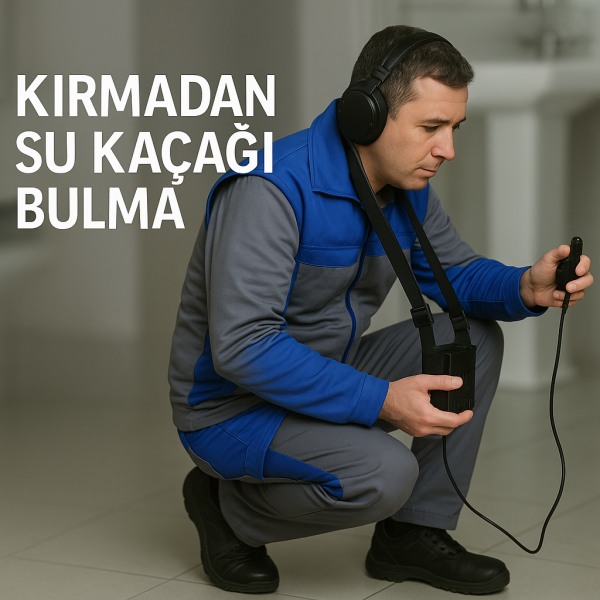 kırmadan su kaçağı bulma